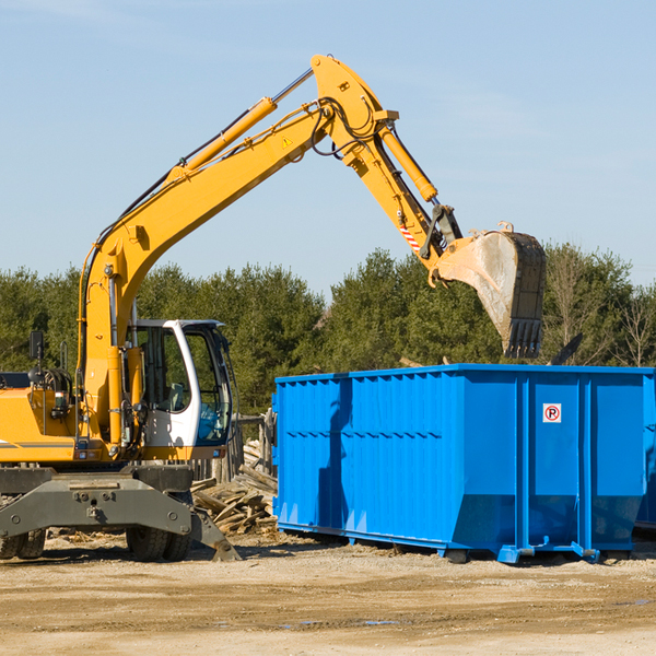 are there any restrictions on where a residential dumpster can be placed in Wanette Oklahoma